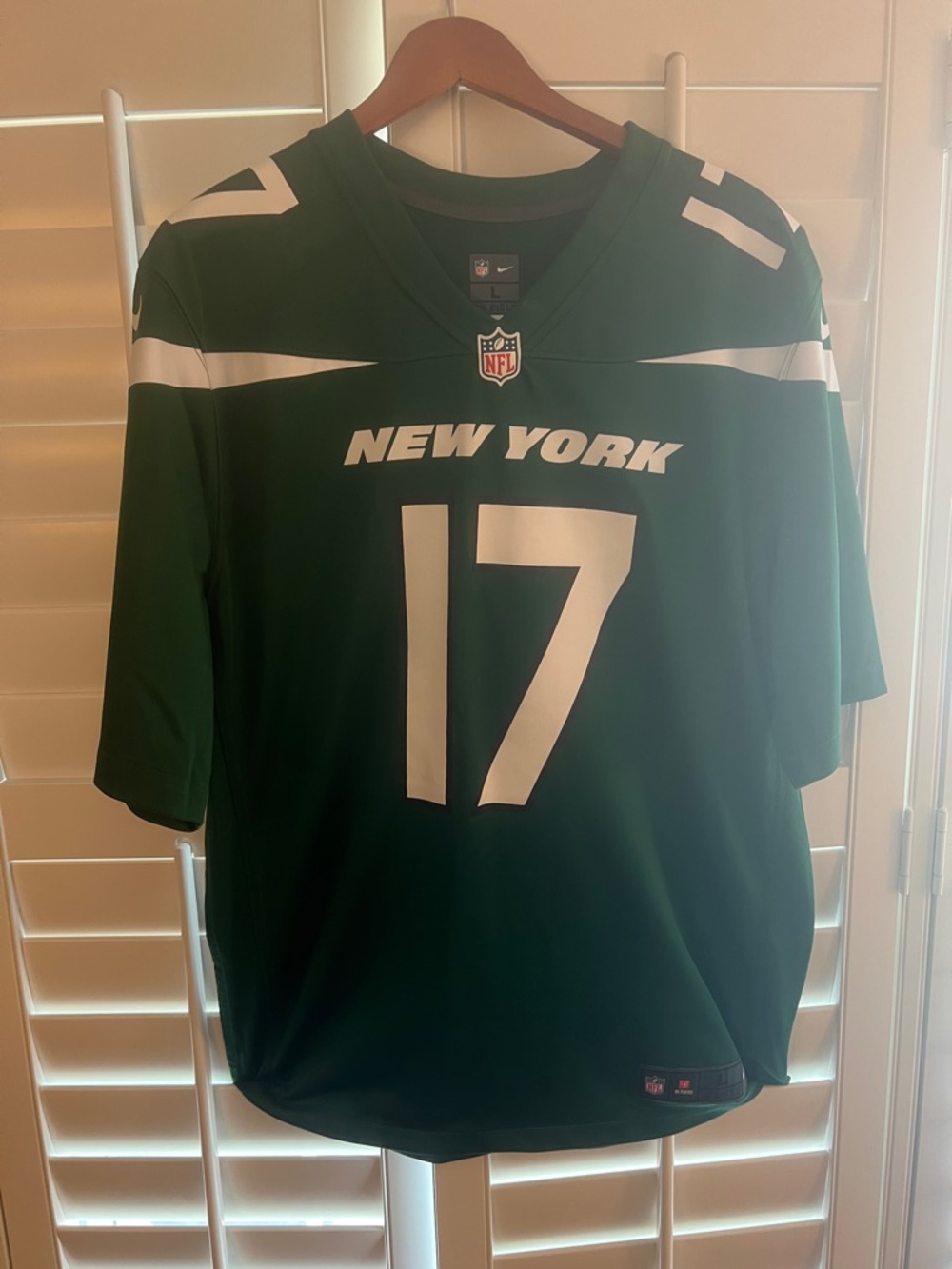 Nike New York Green & White #17 NFL Jersey